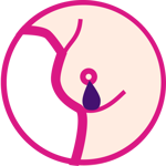 Infographics showing sometihing dripping from nipple of a breast 
